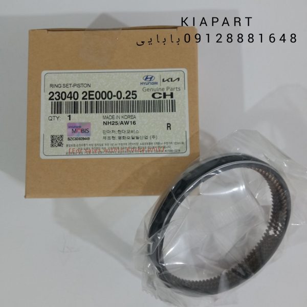 رینگ موتور 025 کد 23040-2E000 | رینگ پیستون هیوندای و کیا